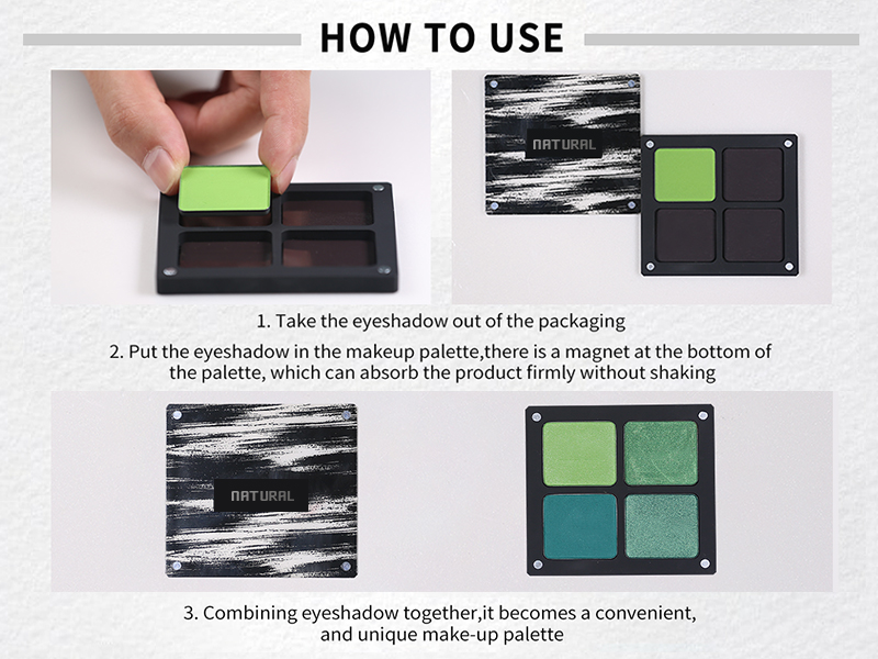 4 Colors DIY Eyeshadow 3