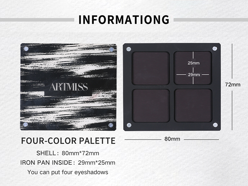 4 Colors DIY Eyeshadow 2