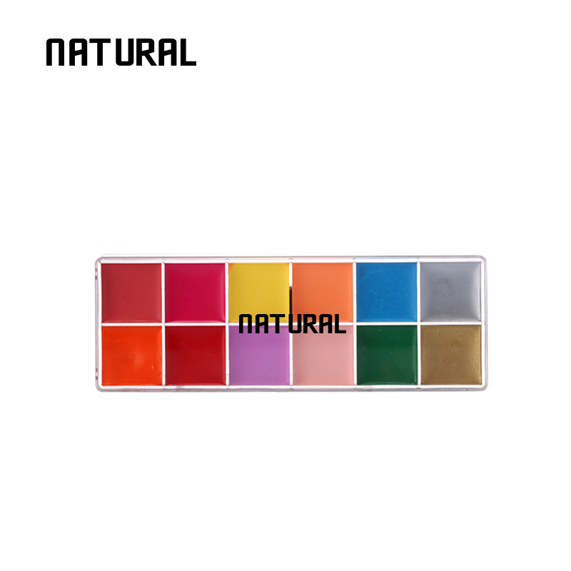 12 Colors Body Paint