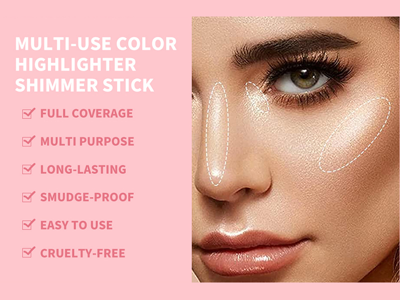 Pink Highlighter Stick 6