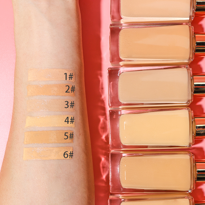 Acne removal liquid foundation Colors